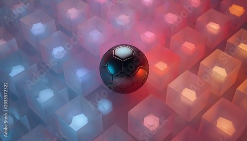 Translucent glassmorphism prisms stacked in abstract layered composition modern 3d digital illustration for software interface design