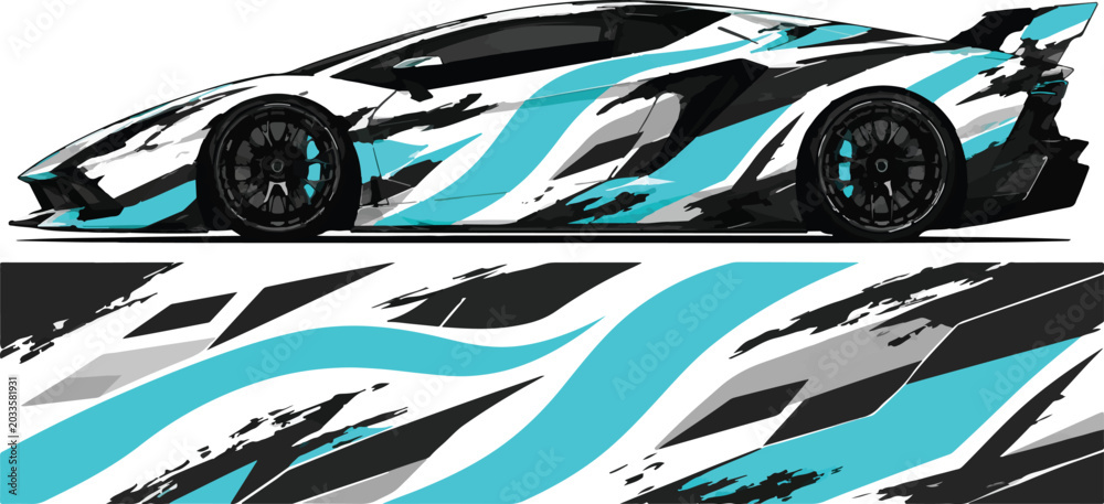 Obraz premium Sport Car Racing Vehicle Speed 8.