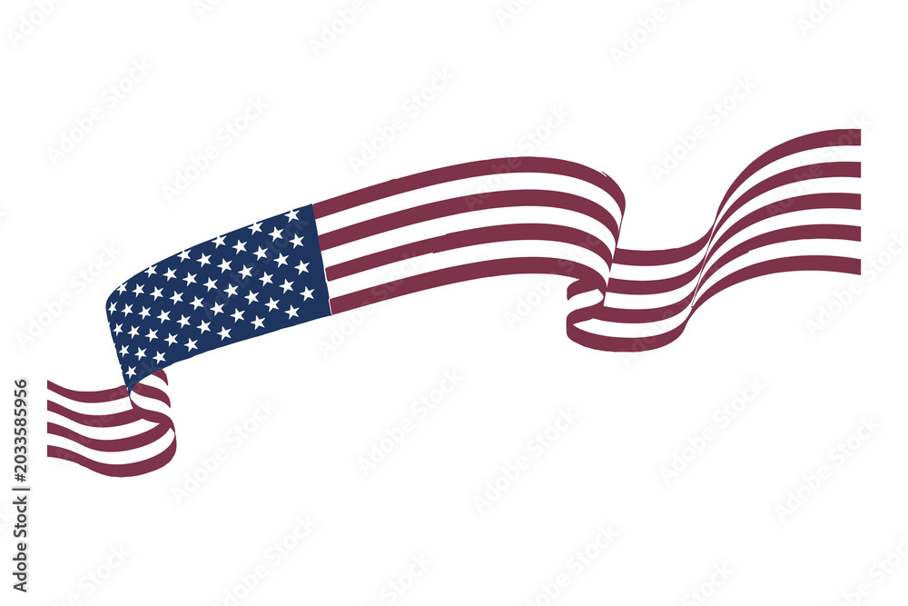 Obraz premium American flag design element