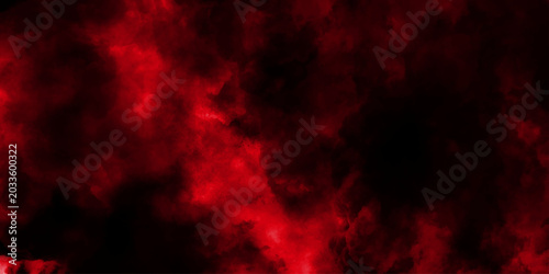 Tablou pe pânză Abstract colored smoke moves on black background
