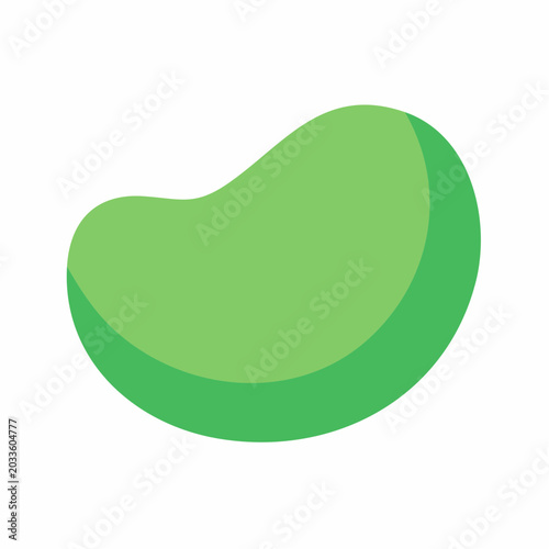 Green Jelly Bean Icon