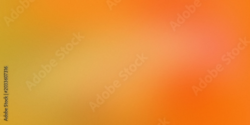 Bild auf Leinwand Yellow To Orange Gradient With Soft Focus And Warm Tones abstract background