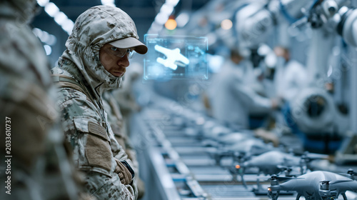Military Drones Assembly Li...