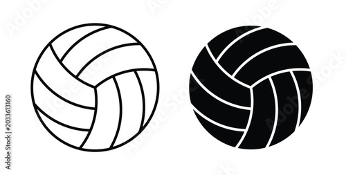 Obraz na płótnie Volleyball icon