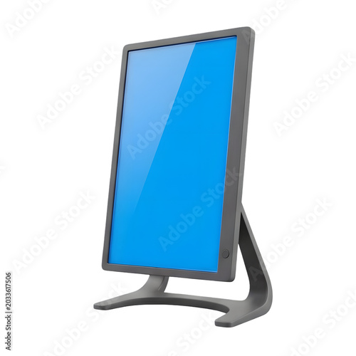 Modern Digital Display Screen on Stand