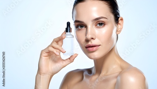 woman applying make up