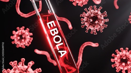 A test tube labeled 