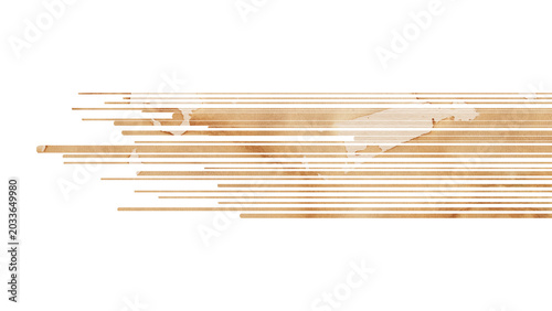 Obraz na płótnie Abstract Horizontal Coffee Stain Speed Lines