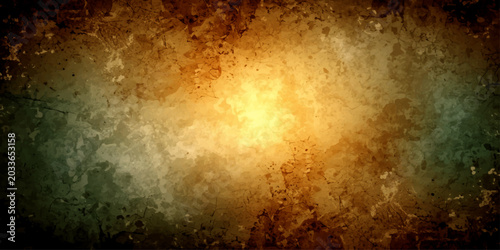 Tablou pe pânză grunge abstract fiery background with light rays, smoke texture and warm orange