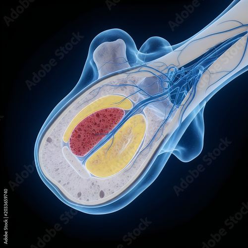 Anatomical, medical, human eye, cross-section, 3D illustration, eye anatomy, detailed