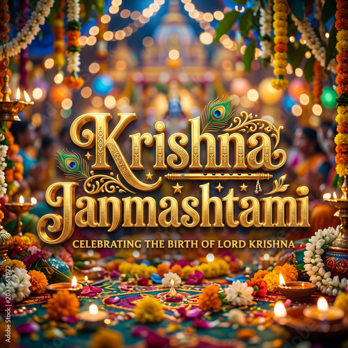 Elegant Krishna Janmashtami...