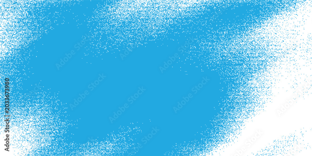 Naklejka premium Vibrant summer mist effect with bright azure sand particle creative background