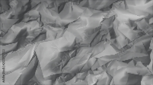 Fotografía Close-up view of crumpled paper texture with transparent background