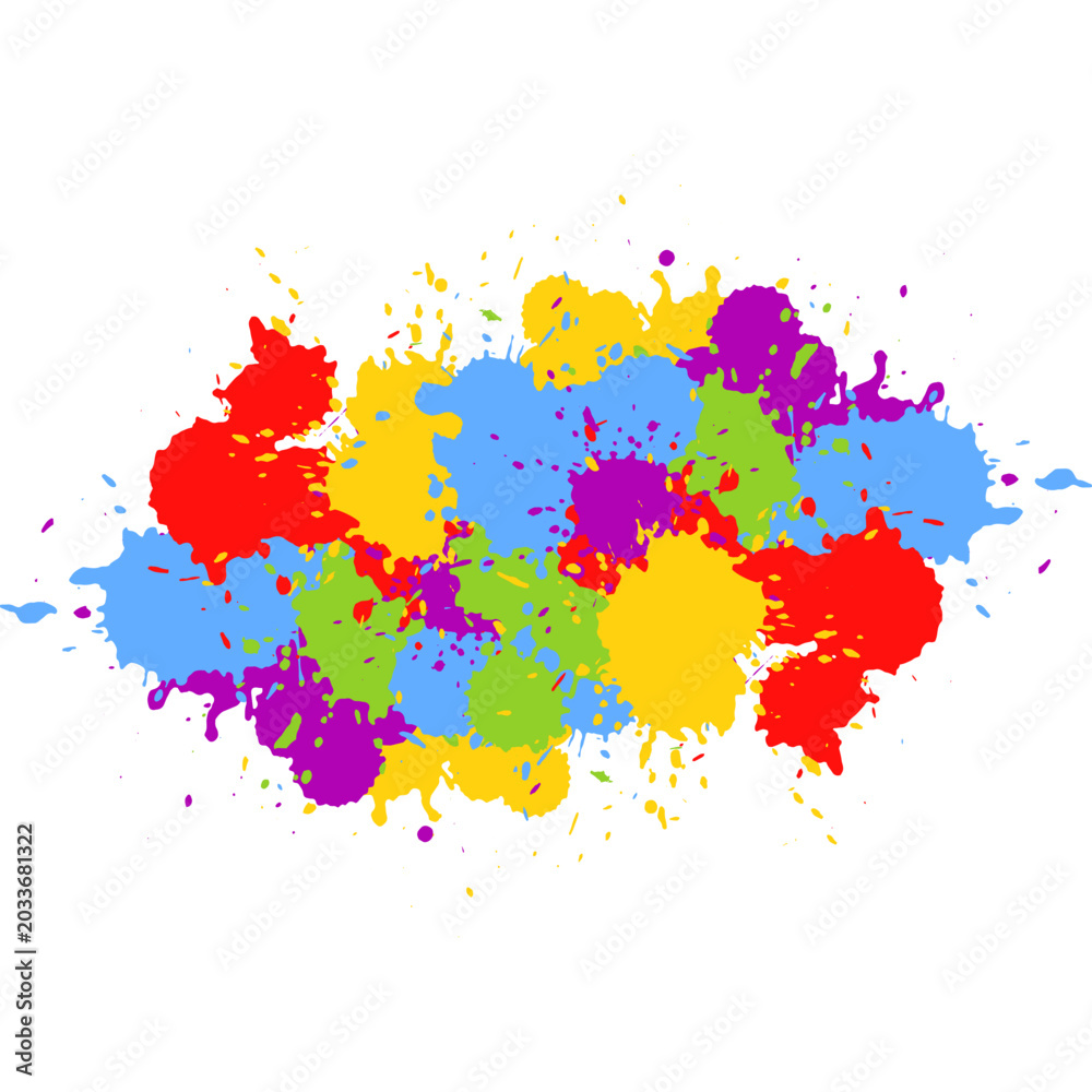 Fototapeta premium Color Drop Vector