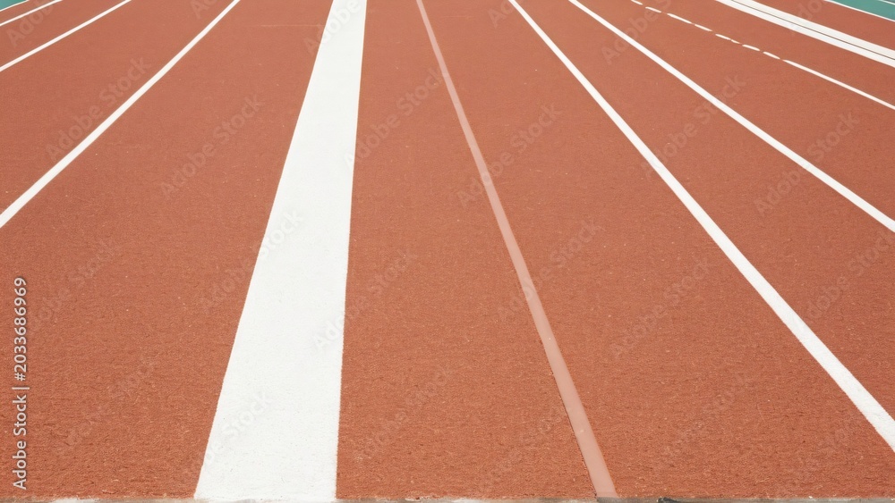 Fototapeta premium Outdoor Running Track Lane Composition