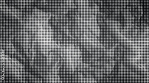 A crumpled gray paper texture fills the background with transparent background effect