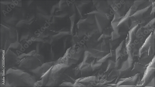 Crinkled gray paper texture against a transparent background with subtle shadows