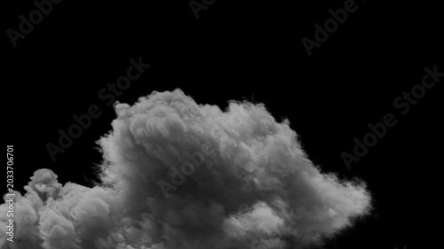 Realistic smoke clouds fog perfect for compositing into your shots