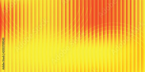 Foto Soft glass ripple gradient in pale yellow and orange and icy lavender