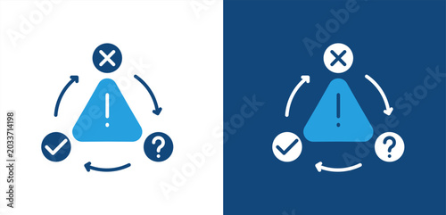 Communication icon, with light and dark background.