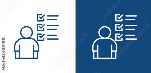 Tableau sur toile Opportunity icon, with light and dark background.
