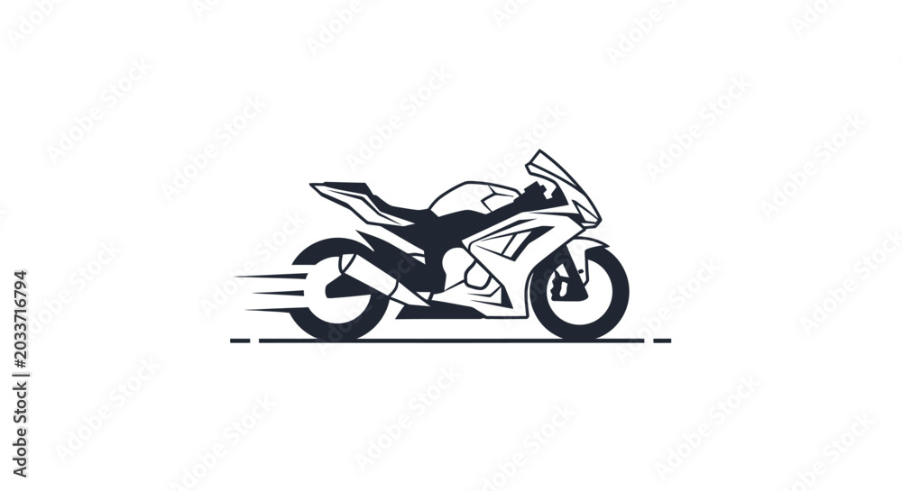 Obraz premium Motorcycle Vehicle Bike Racing Speed.