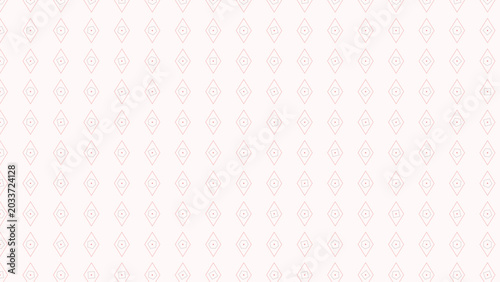 Schilderij op canvas Elegant repeating pattern of delicate abstract motifs in soft pastel tones creating a serene and sophisticated visual texture