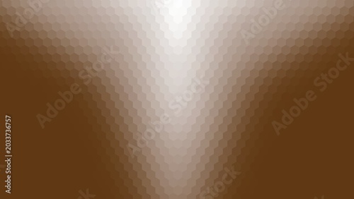 Tableau sur toile background design with brown gradient hexagon pattern surface