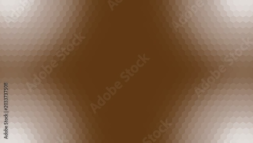 Fotografie background design with brown gradient hexagon pattern surface
