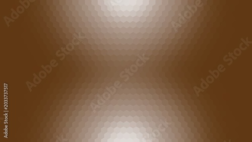 Obraz na plátně background design with brown gradient hexagon pattern surface
