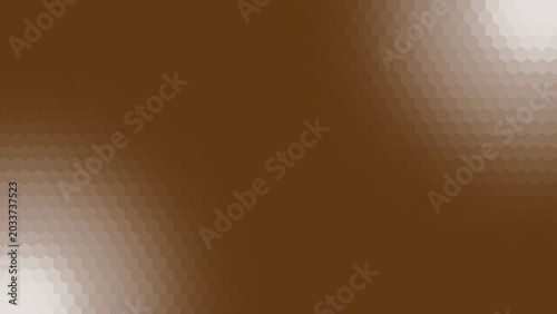 Foto background design with brown gradient hexagon pattern surface