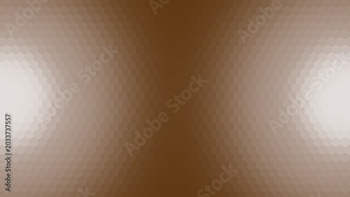 Quadro su tela background design with brown gradient hexagon pattern surface