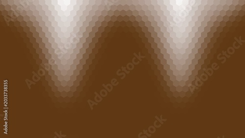 Fotografi background design with brown gradient hexagon pattern surface