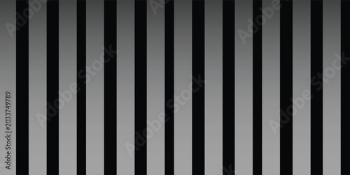 Fotografia Close up vertical black metal bars pattern.