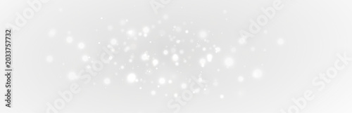 Fotografie White sparkle dust magical glowing particle abstract festive effect