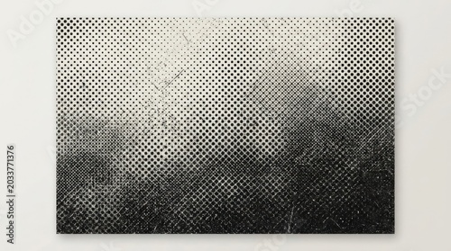 halftone noise overlay texture with stipple dots and gritty grain for vintage print effect, distressed poster design, editorial layout or abstract backdrop, smooth gradient fade, crisp edge detail,