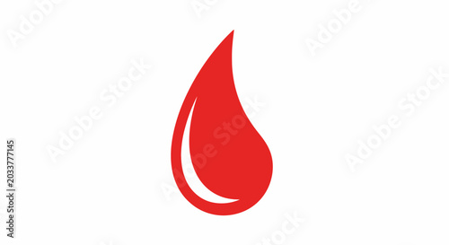 Принти на полотні Red flame icon symbol graphic design.
