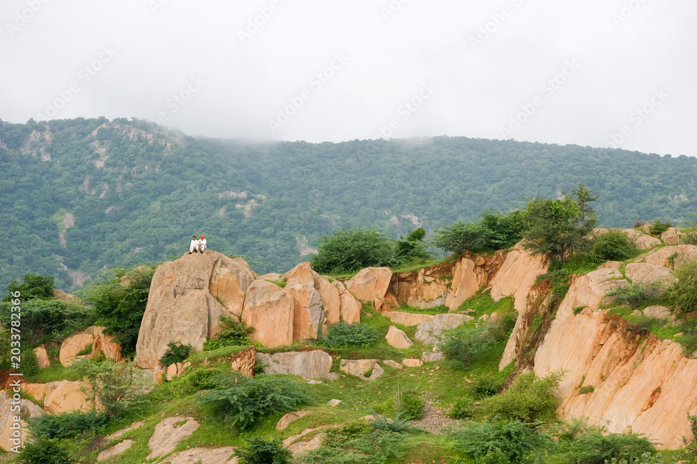Fototapeta premium landscape of the mountains