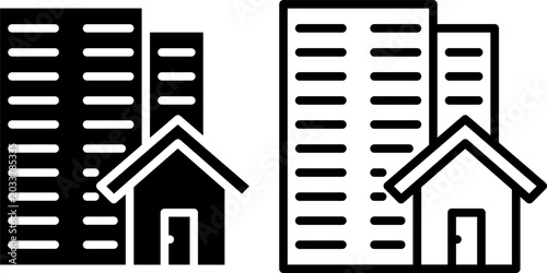 Real estate property type icon