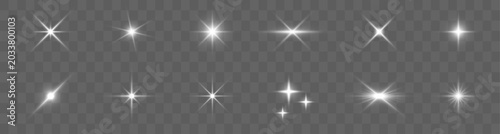 Foto Star sparkle burst with glowing lens flare and bright disco light rays on dark festive background vibrant Christmas celebration abstract vector illustration concept design