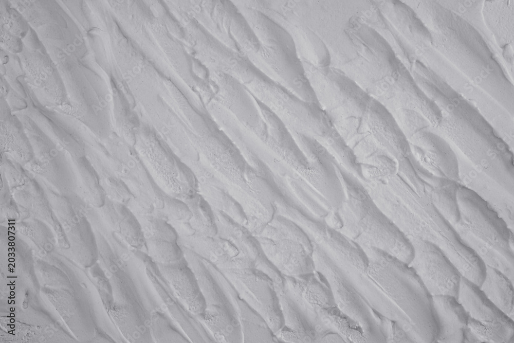 Obraz premium Plaster wall texture with a light grey finish