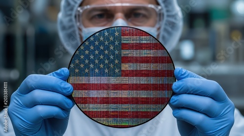 Silicon wafer American engineer