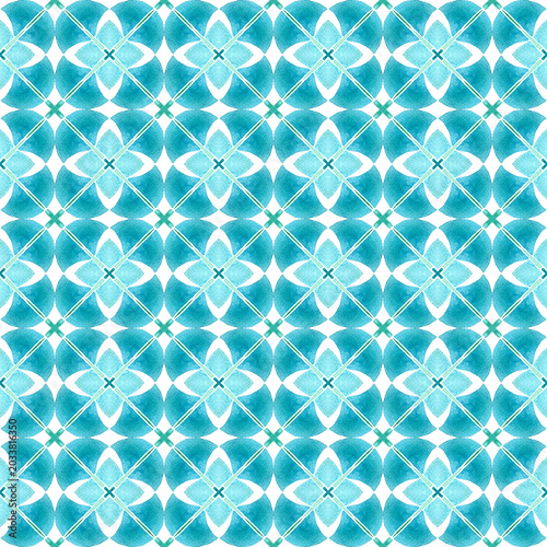 Summer exotic seamless border. Green fair boho chic summer design. Exotic seamless pattern. Textile ready graceful print, swimwear fabric, wallpaper, wrapping.