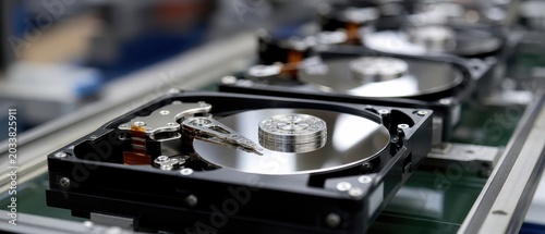 HDD manufacturing line