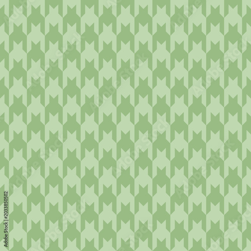 Fotografía Elegant pale green houndstooth pattern