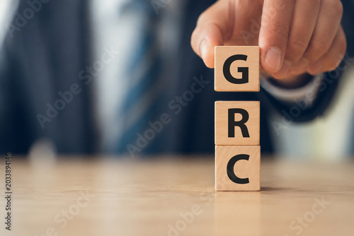 Bilde på lerret GRC Governance Risk and Compliance concept