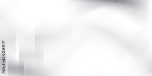 Abstract white and gray color, modern design stripes background with straight lines and glowing light. Vector illustration.