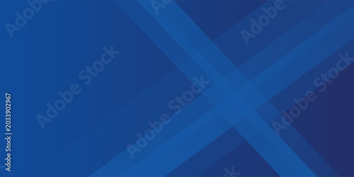 Картината върху платно Abstract blue background with glowing geometric lines