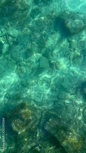 clear sea of ​​a beautiful turquoise color