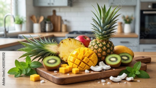 Tropical Fruit Kitchen